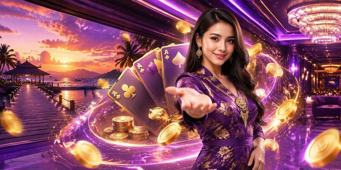 Permainan kad Teen Patti bergaya Malaysia dengan suasana meja kasino tradisional Asia