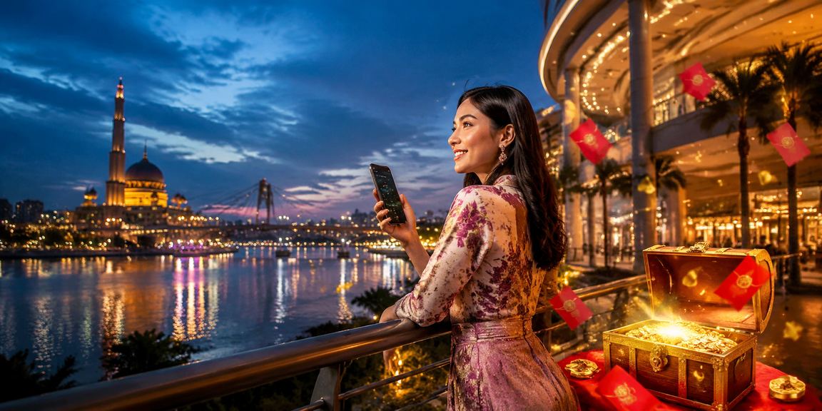 Sampul merah bonus perayaan bergaya Malaysia di Putrajaya untuk pemain kasino aktif